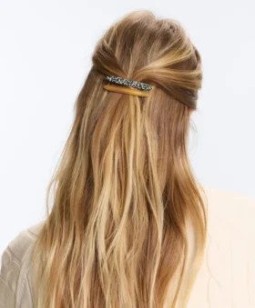 2 bedruckte Haarspangen