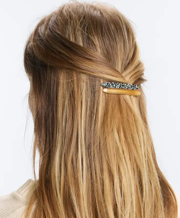 2 bedruckte Haarspangen 2 bedruckte Haarspangen