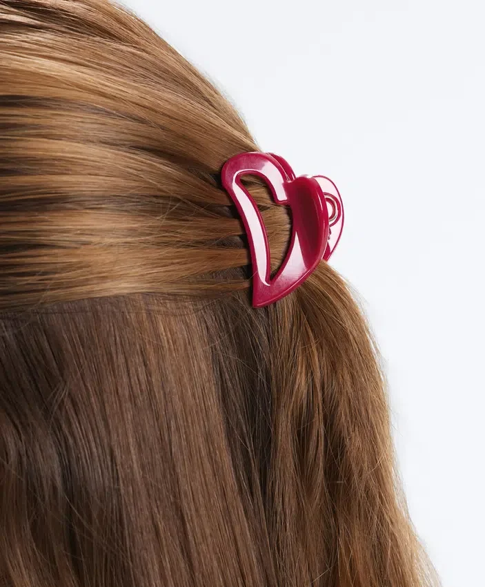 2 Herz-Haarschmuck-Spangen 2 Herz-Haarschmuck-Spangen