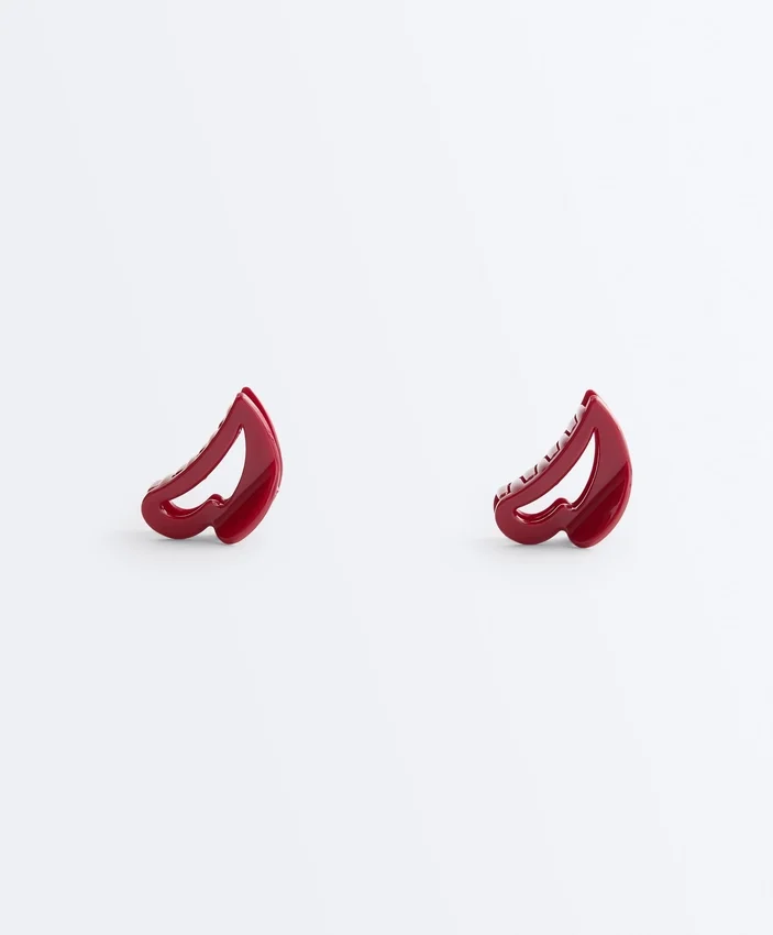 2 Herz-Haarschmuck-Spangen 2 Herz-Haarschmuck-Spangen