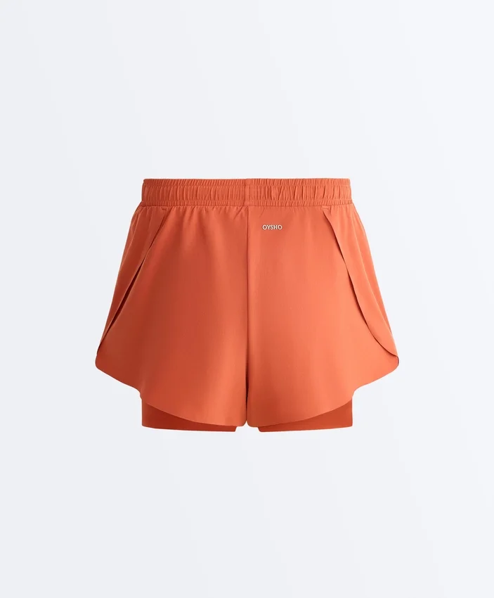 2-in-1-Shorts mit mittlerer Leibhöhe und Light Touch-Tragegefühl 2-in-1-Shorts mit mittlerer Leibhöhe und Light Touch-Tragegefühl