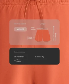 2-in-1-Shorts mit mittlerer Leibhöhe und Light Touch-Tragegefühl