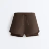 2-in-1-Shorts mit mittlerer Leibhöhe und Light Touch-Tragegefühl 2-in-1-Shorts mit mittlerer Leibhöhe und Light Touch-Tragegefühl