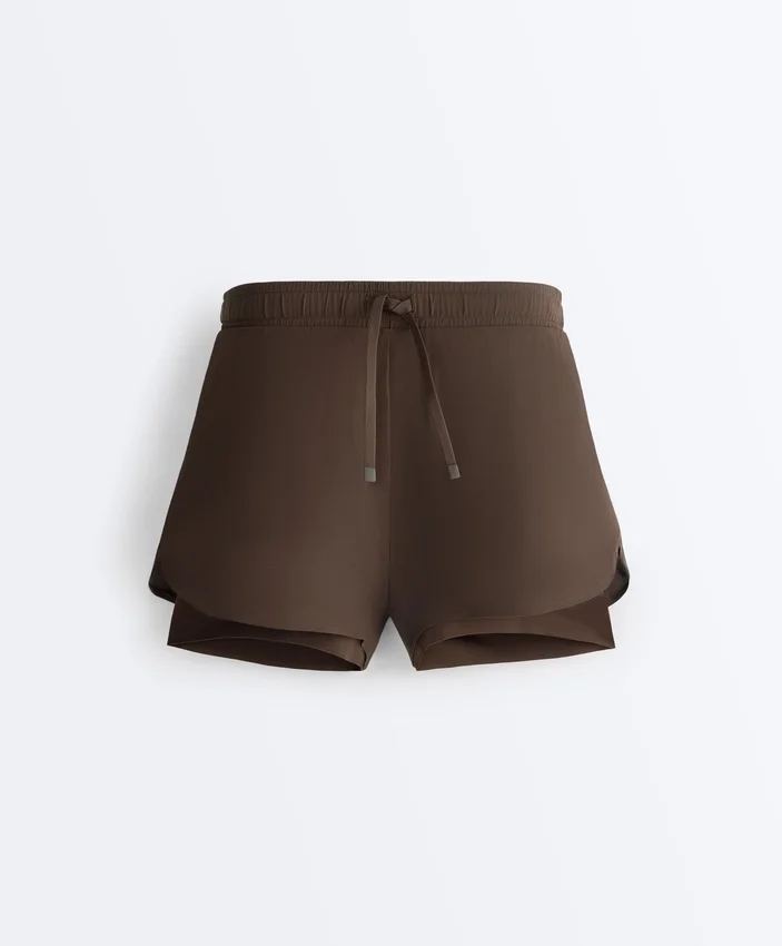 2-in-1-Shorts mit mittlerer Leibhöhe und Light Touch-Tragegefühl 2-in-1-Shorts mit mittlerer Leibhöhe und Light Touch-Tragegefühl