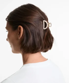 2 metallische Mini-Haarschmuck-Spangen