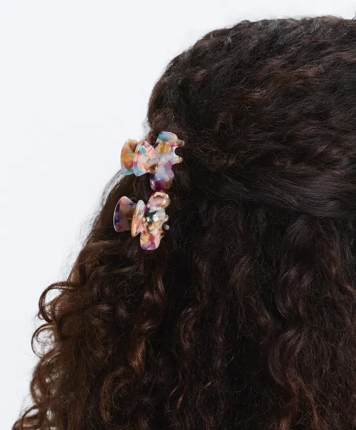 2 Mini-Haarschmuck-Spangen 2 Mini-Haarschmuck-Spangen