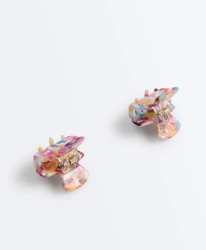 2 Mini-Haarschmuck-Spangen 2 Mini-Haarschmuck-Spangen