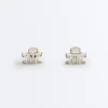 2 Mini-Haarschmuck-Spangen mit Paspel 2 Mini-Haarschmuck-Spangen mit Paspel