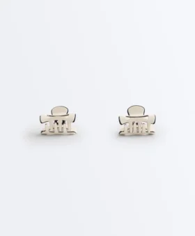 2 Mini-Haarschmuck-Spangen mit Paspel