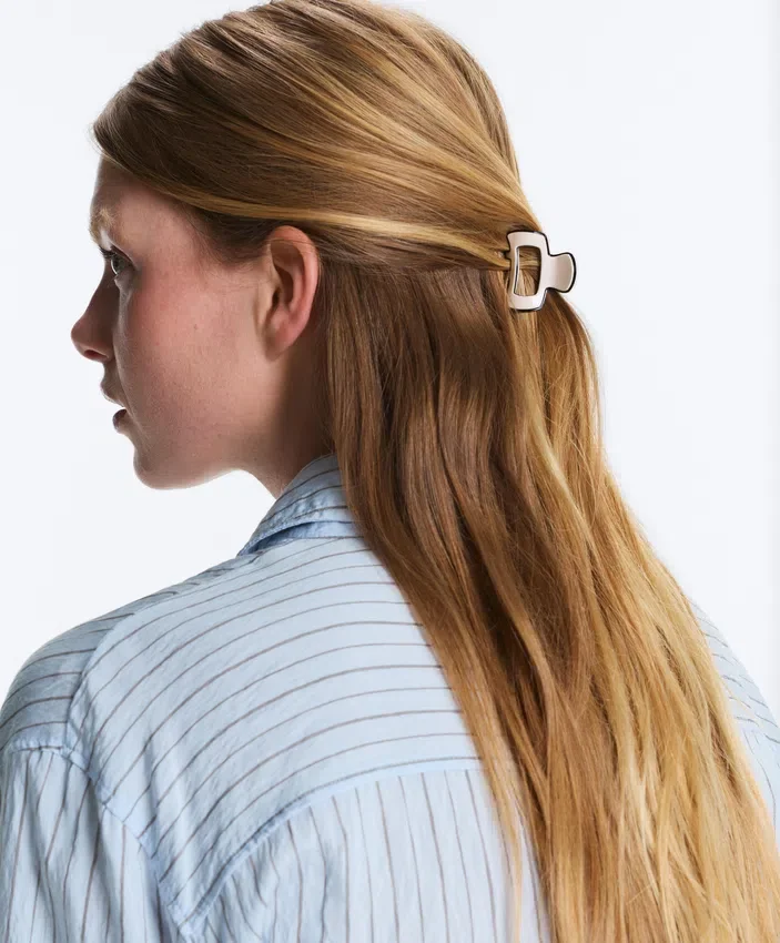 2 Mini-Haarschmuck-Spangen mit Paspel 2 Mini-Haarschmuck-Spangen mit Paspel