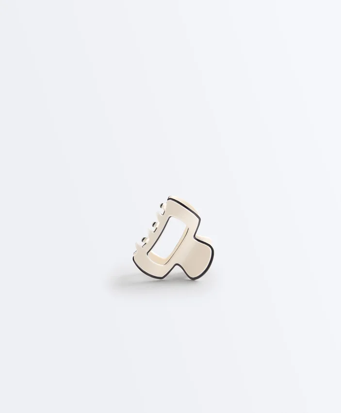 2 Mini-Haarschmuck-Spangen mit Paspel 2 Mini-Haarschmuck-Spangen mit Paspel