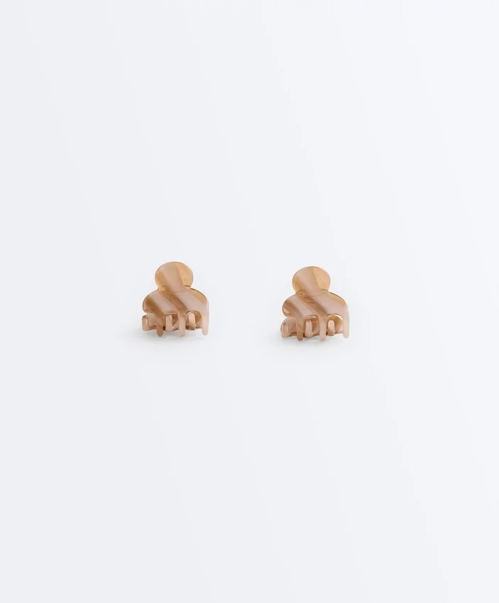 2 Mini-Haarschmuck-Spangen mit Print 2 Mini-Haarschmuck-Spangen mit Print