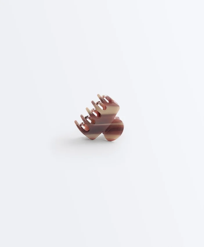 2 mittelgrosse Haarschmuck-Spangen mit Print 2 mittelgrosse Haarschmuck-Spangen mit Print