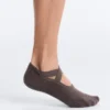 2 Paar gepolsterte, unsichtbare Socken aus Baumwollmischung für Yoga und Pilates mit gekreuzten Bändern 2 Paar gepolsterte, unsichtbare Socken aus Baumwollmischung für Yoga und Pilates mit gekreuzten Bändern