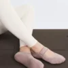 2 Paar gepolsterte, unsichtbare Yoga- und Pilates-Socken aus Baumwollmischung mit breitem Bund 2 Paar gepolsterte, unsichtbare Yoga- und Pilates-Socken aus Baumwollmischung mit breitem Bund