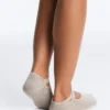 2 Paar gepolsterte Yoga- und Pilates-Socken aus Baumwollmischung mit gekreuzten Bändern 2 Paar gepolsterte Yoga- und Pilates-Socken aus Baumwollmischung mit gekreuzten Bändern