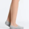 2 Paar hoch geschnittene, gerippte, unsichtbare Socken aus Baumwollmischgewebe 2 Paar hoch geschnittene, gerippte, unsichtbare Socken aus Baumwollmischgewebe