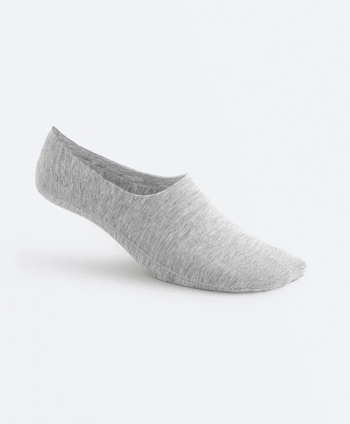 2 Paar hoch geschnittene, gerippte, unsichtbare Socken aus Baumwollmischgewebe 2 Paar hoch geschnittene, gerippte, unsichtbare Socken aus Baumwollmischgewebe