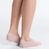 2 Paar hoch geschnittene, unsichtbare Socken aus Baumwolle