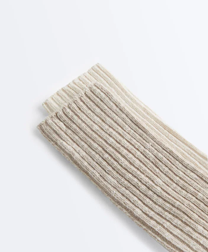 2 Paar klassische Rippensocken 2 Paar klassische Rippensocken