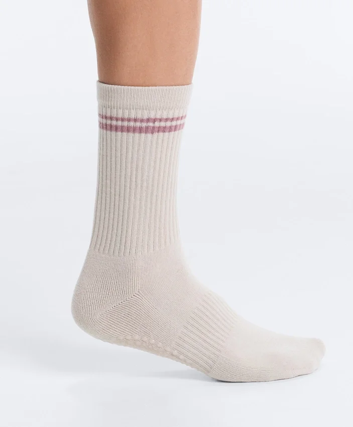 2 Paar klassische Yoga- und Pilates-Socken aus Baumwollmischung 2 Paar klassische Yoga- und Pilates-Socken aus Baumwollmischung