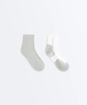 2 Paar kurze Laufsocken aus Polyamidmischung