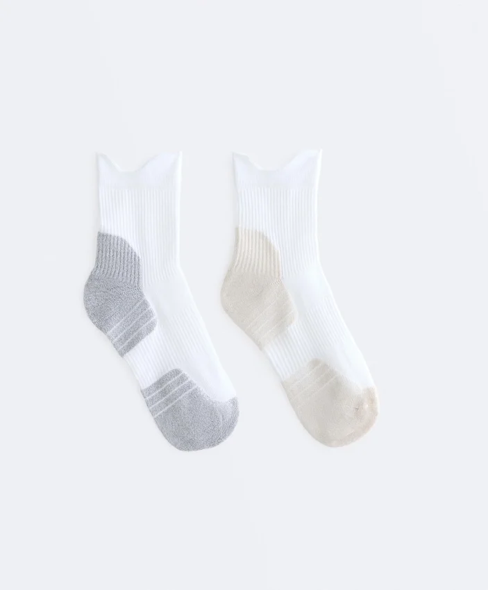 2 Paar kurze Laufsocken aus Polyamidmischung 2 Paar kurze Laufsocken aus Polyamidmischung