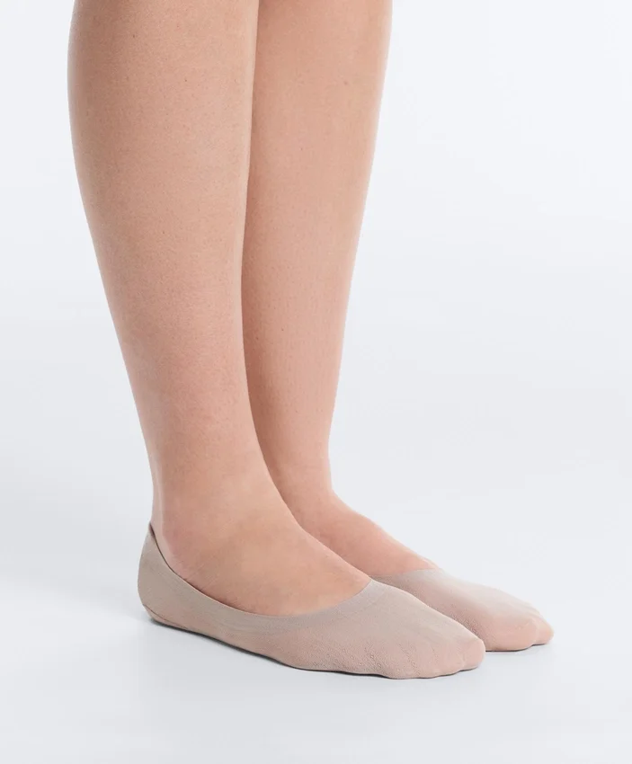 2 Paar mittelhohe, unsichtbare Socken aus Baumwollmischung 2 Paar mittelhohe, unsichtbare Socken aus Baumwollmischung