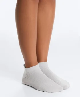 2 Paar Sneaker-Socken aus Polyamid-Mischung für Yoga und Pilates
