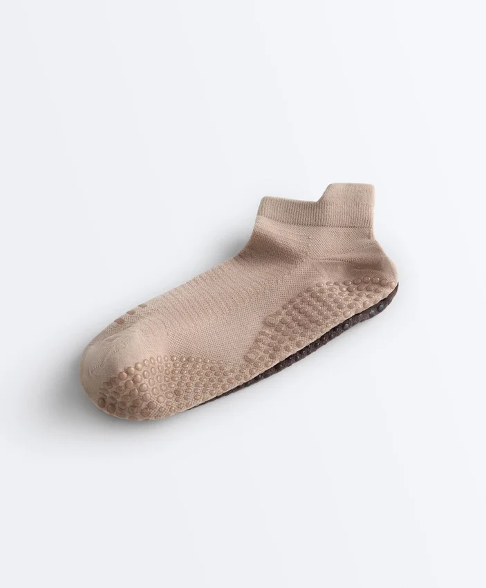 2 Paar Sneaker-Socken aus Polyamid-Mischung für Yoga und Pilates 2 Paar Sneaker-Socken aus Polyamid-Mischung für Yoga und Pilates