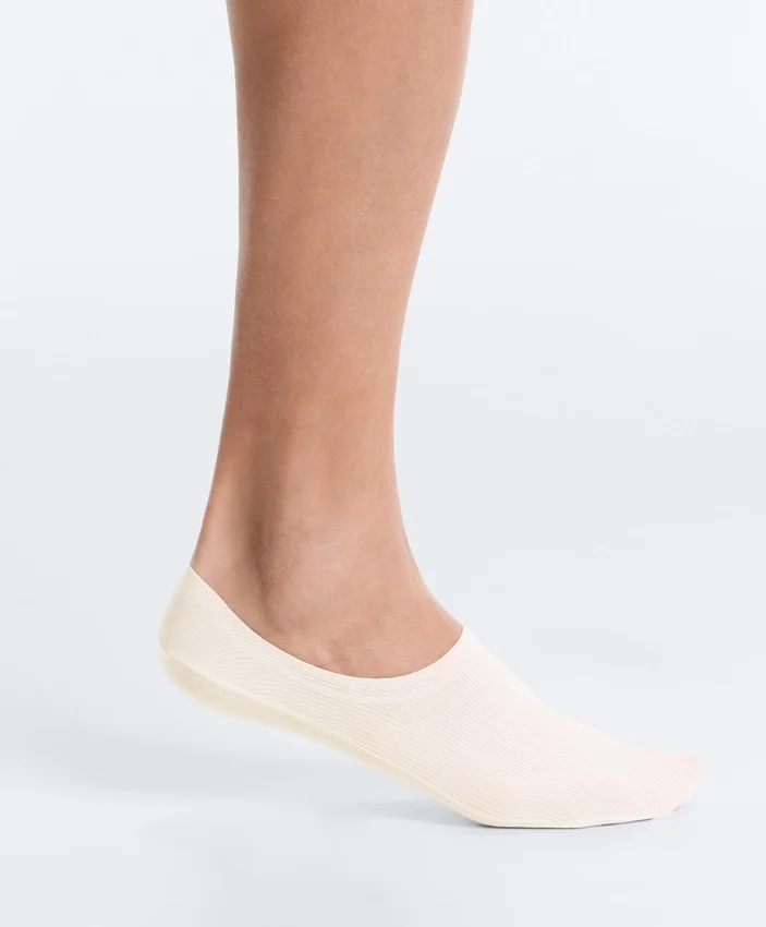 2 Paar unsichtbare, gerippte Mikrofaser-Socken mit hohem Schaft 2 Paar unsichtbare, gerippte Mikrofaser-Socken mit hohem Schaft