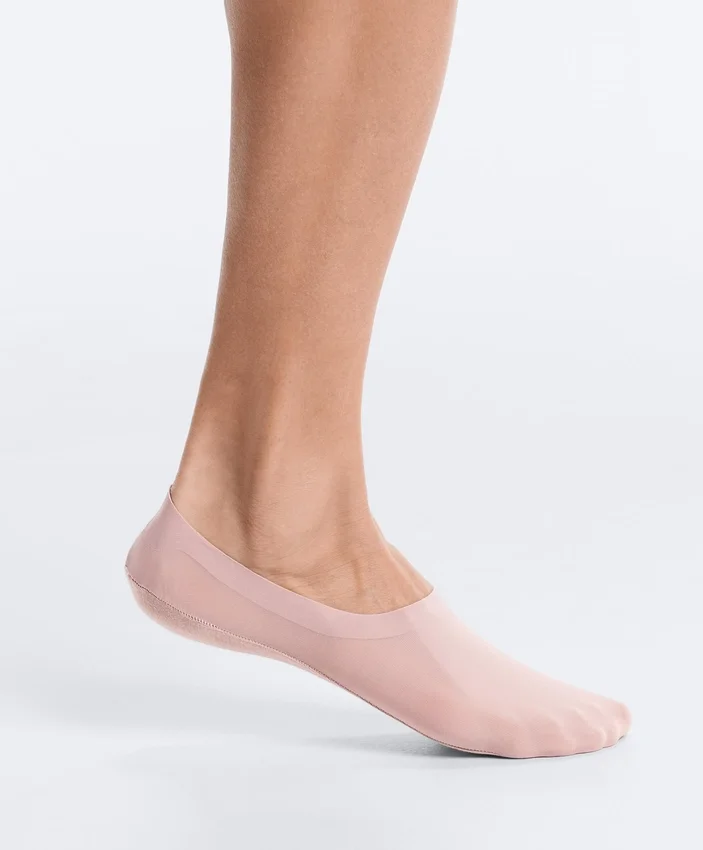 2 Paar unsichtbare Socken aus Mikrofaser mit mittlerem Schnitt 2 Paar unsichtbare Socken aus Mikrofaser mit mittlerem Schnitt