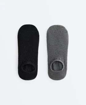 2 Paar Yoga- und Pilates-Socken aus Baumwollmischung