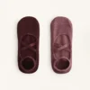 2 Paar Yoga- und Pilates-Socken aus Baumwollmischung mit gekreuzten Bändern 2 Paar Yoga- und Pilates-Socken aus Baumwollmischung mit gekreuzten Bändern
