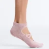 2 Paar Yoga- und Pilates-Socken aus Baumwollmischung mit gekreuzten Bändern 2 Paar Yoga- und Pilates-Socken aus Baumwollmischung mit gekreuzten Bändern