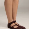 2 Paar Yoga- und Pilates-Socken aus Baumwollmischung mit gekreuzten Bändern 2 Paar Yoga- und Pilates-Socken aus Baumwollmischung mit gekreuzten Bändern