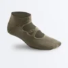 2 Paar Yoga- und Pilates-Socken aus Baumwollmischung mit gekreuzten Bändern 2 Paar Yoga- und Pilates-Socken aus Baumwollmischung mit gekreuzten Bändern