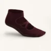 2 Paar Yoga- und Pilates-Socken aus Baumwollmischung mit gekreuzten Bändern 2 Paar Yoga- und Pilates-Socken aus Baumwollmischung mit gekreuzten Bändern