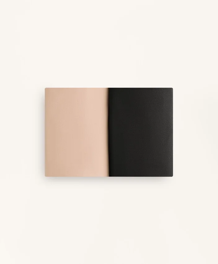 2 unsichtbare Slips aus Polyamidmischung mit mittlerem Halt und hoher Taille 2 unsichtbare Slips aus Polyamidmischung mit mittlerem Halt und hoher Taille