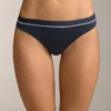 3 Brazilian-Slips aus Baumwollmischgewebe mit Rippbündchen 3 Brazilian-Slips aus Baumwollmischgewebe mit Rippbündchen