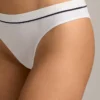 3 Brazilian-Slips aus Baumwollmischgewebe mit Rippbündchen 3 Brazilian-Slips aus Baumwollmischgewebe mit Rippbündchen