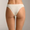 3 Brazilian-Slips aus Baumwollmischgewebe mit Rippbündchen 3 Brazilian-Slips aus Baumwollmischgewebe mit Rippbündchen