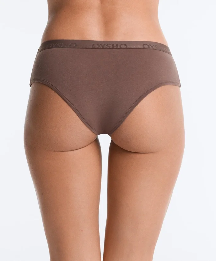 3 Hipster-Slips aus Baumwollmischgewebe mit Logo 3 Hipster-Slips aus Baumwollmischgewebe mit Logo