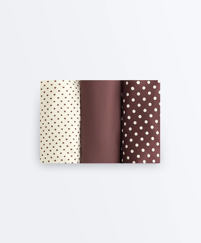 3 lasergeschnittene, unsichtbare Brazilian-Slips aus Polyamidmischung 3 lasergeschnittene, unsichtbare Brazilian-Slips aus Polyamidmischung