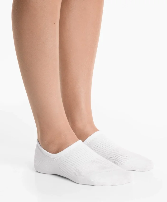 3 Paar hochgeschnittene, unsichtbare Sportsocken aus Baumwollmischung 3 Paar hochgeschnittene, unsichtbare Sportsocken aus Baumwollmischung