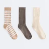 3 Paar klassische Socken aus Baumwollmischung 3 Paar klassische Socken aus Baumwollmischung