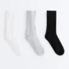 3 Paar klassische Sportsocken aus Polyamid-Mischgewebe 3 Paar klassische Sportsocken aus Polyamid-Mischgewebe