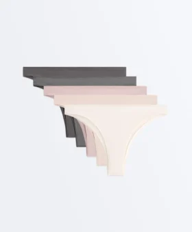 5 Brazilian-Slips aus Baumwollmischung