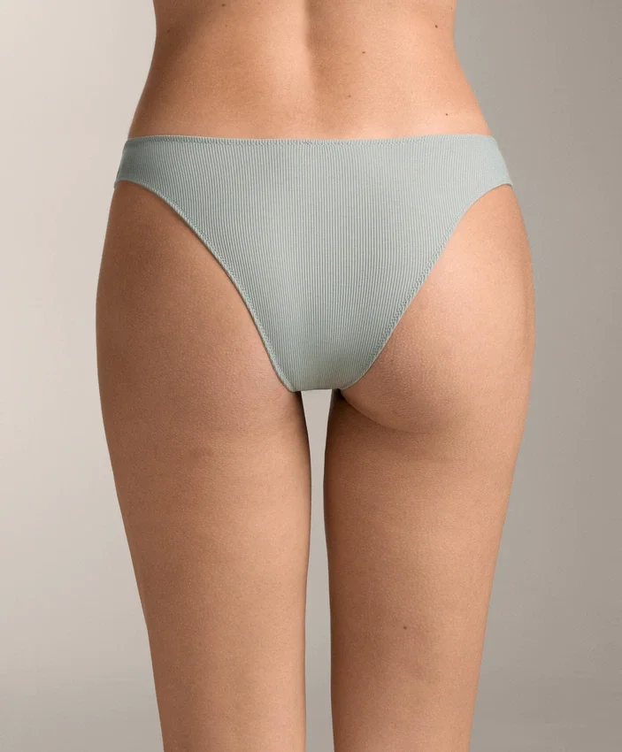 5 Brazilian-Slips aus Baumwollrippstoff mit U-Ausschnitt 5 Brazilian-Slips aus Baumwollrippstoff mit U-Ausschnitt
