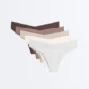 5 Brazilian-Slips aus Modal-Mischgewebe mit V-Ausschnitt 5 Brazilian-Slips aus Modal-Mischgewebe mit V-Ausschnitt